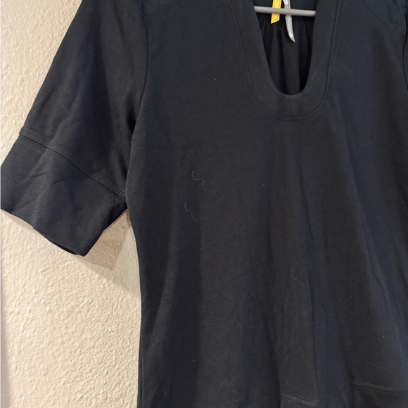Lolë Black Short Sleeve Dress size Medium - Picture 5 of 10